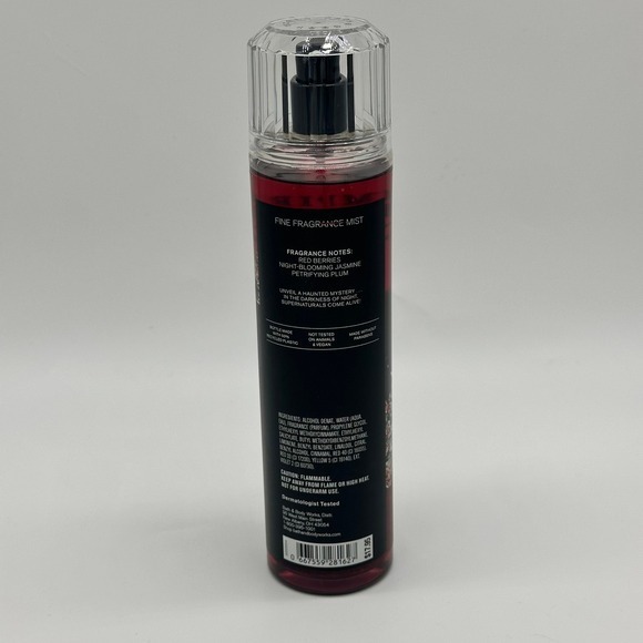 Bath & Body Works Vampire Blood Fine Fragrance Mist 8oz Red Berries Jasmine lum - Picture 2 of 2
